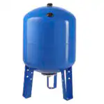 Hidrofor tartály 50 literes, álló kivitel, 1″ KM csatlakozás, cserélhető EPDM gumimembrán, max. üzemi nyomás 10 bar